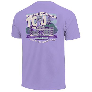 Youth Purple TCU Horned Frogs Local Campus Scene T-Shirt