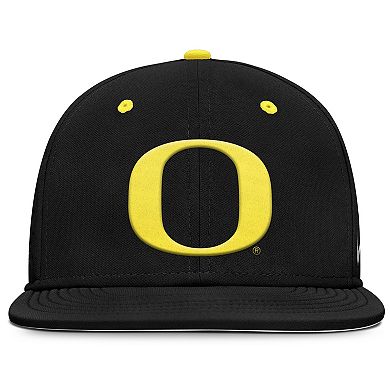 Men's Nike Black Oregon Ducks Dugout True Dri-FIT Fitted Hat
