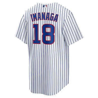 Men's Nike Shota Imanaga White Chicago Cubs Home Replica Jersey
