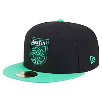 Men's New Era Black Austin FC 2025 Kickoff 59FIFTY Fitted Hat