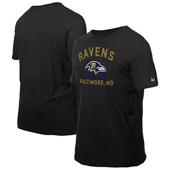 Men's New Era Black Baltimore Ravens 2025 NFL Draft T-Shirt