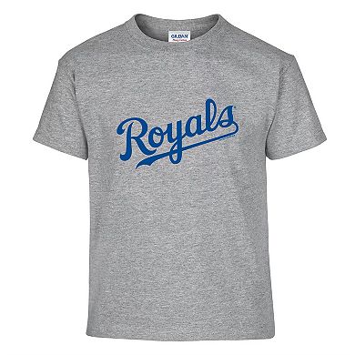 Youth Soft as a Grape Royal/Gray Kansas City Royals Two-Pack T-Shirt Set
