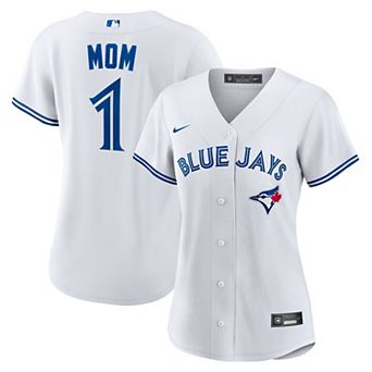 Women's Nike White Toronto Blue Jays #1 Mom Home Replica Jersey
