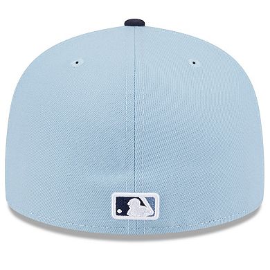 Men's New Era Light Blue/Navy Washington Nationals 2025 City Connect 59FIFTY Fitted Hat