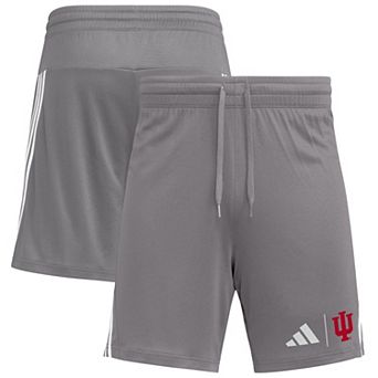 Men's adidas Gray Indiana Hoosiers AEROREADY 7" Shorts