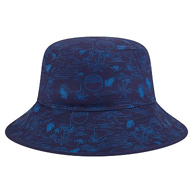 Men's New Era Navy Tampa Bay Rays 2025 Spring Training All Over Print Bucket Hat