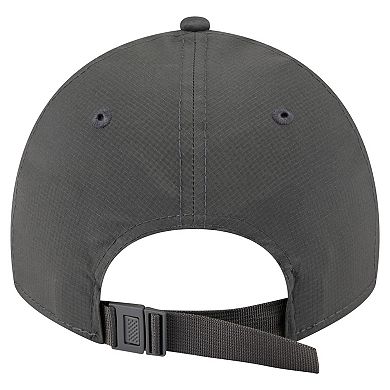 Men's New Era Charcoal Chicago Bulls Active Ripstop 9TWENTY Adjustable Hat