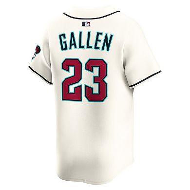 Men's Nike Zac Gallen Cream Arizona Diamondbacks Home Limited Player Jersey