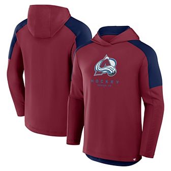 Men's Fanatics Burgundy Colorado Avalanche Meta Game Transitional Pullover Hoodie