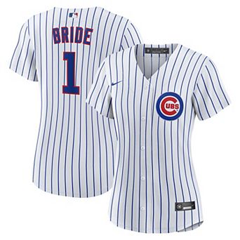 Women's Nike White Chicago Cubs #1 Bride Home Replica Jersey