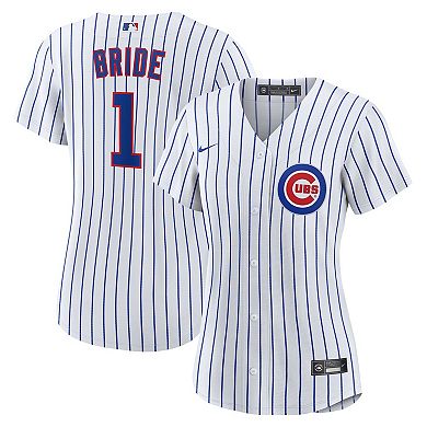 Women's Nike White Chicago Cubs #1 Bride Home Replica Jersey