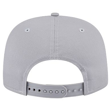 Men's New Era Gray Milwaukee Bucks Throwback Property Of Golfer Snapback Hat