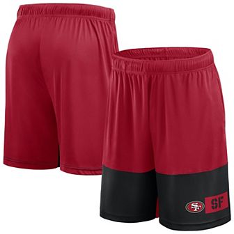 Men's Fanatics Scarlet/Black San Francisco 49ers Best of the Best Performance Shorts