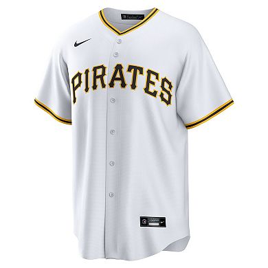 Men's Nike White Pittsburgh Pirates #1 Dad Home Replica Jersey