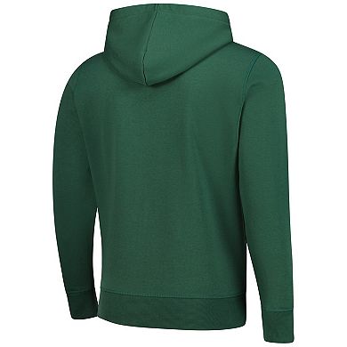 Men's Starter Green Green Bay Packers Distressed Classic Full-Zip Hoodie