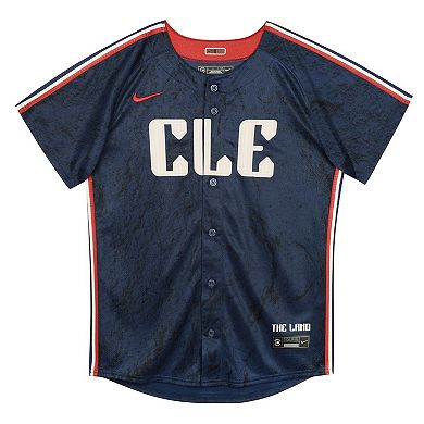 Preschool��Nike Navy Cleveland Guardians City Connect Jersey