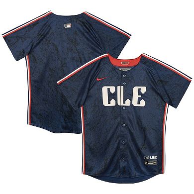 Preschool��Nike Navy Cleveland Guardians City Connect Jersey