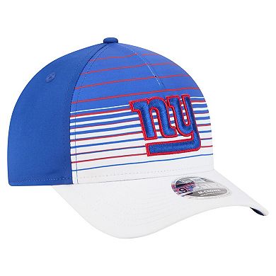 Men's New Era White/Royal New York Giants Adventure Gradient 9FORTY M-Crown A-Frame Adjustable Hat