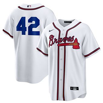 Men's Nike White Atlanta Braves Home 2025 Jackie Robinson Day Replica Jersey