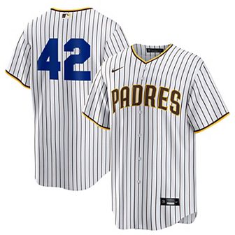 Men's Nike White San Diego Padres Home 2025 Jackie Robinson Day Replica Jersey