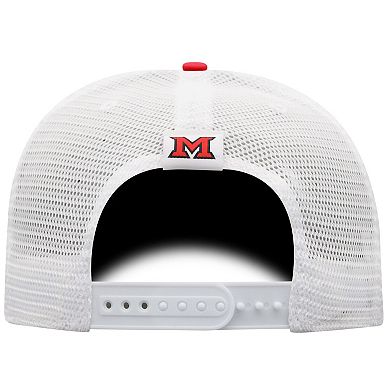 Men's Top of the World Red Miami University RedHawks Trucker Adjustable Hat