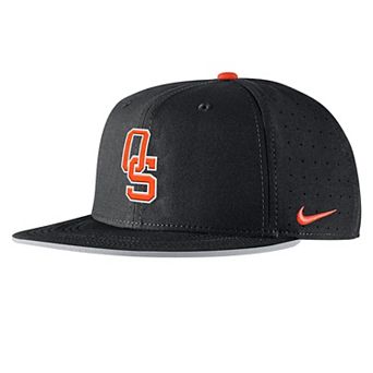 Men's Nike Black Oklahoma State Cowboys 2025 On-Field True Performance Baseball Fitted Hat