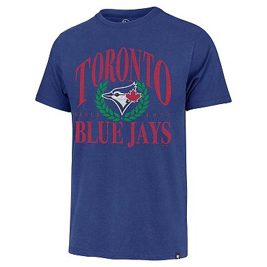 Men's '47 Royal Toronto Blue Jays Pitchout Franklin T-Shirt