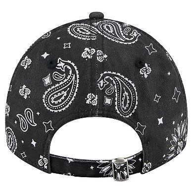 Women's New Era Black Baltimore Ravens Paisley 9TWENTY Adjustable Hat