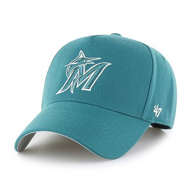 Men's '47 Teal Miami Marlins Ballpark Offside Adjustable Hat