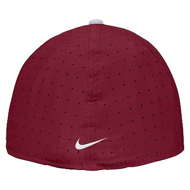 Men's Nike Crimson Washington State Cougars 2025 On-Field True Performance Baseball Fitted Hat