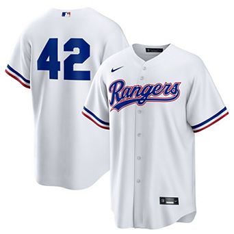 Men's Nike White Texas Rangers Home 2025 Jackie Robinson Day Replica Jersey