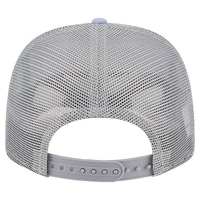 Men's New Era Light Blue/Gray Boston Celtics Adventure Aloha Pattern 9SEVENTY Stretch-Snap Hat