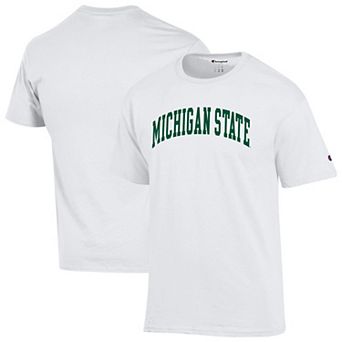 Men's Champion White Michigan State Spartans Basic Arch T-Shirt