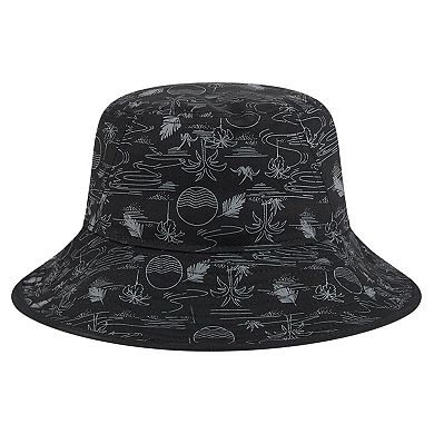Youth New Era Black Miami Marlins 2025 Spring Training All Over Print Bucket Hat