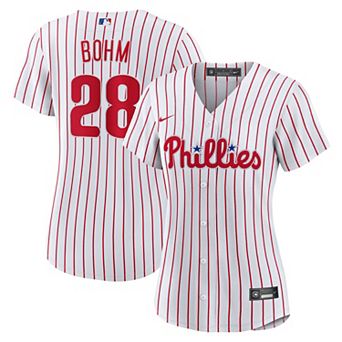 Women's Nike Alec Bohm White Philadelphia Phillies Home Replica Jersey