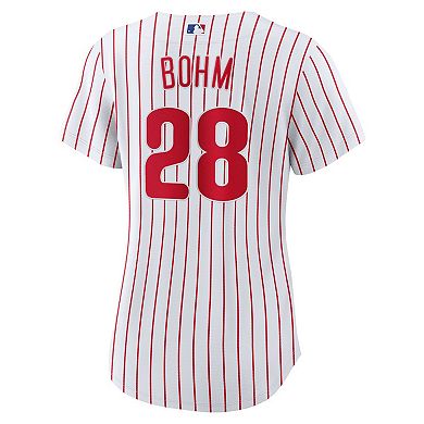 Women's Nike Alec Bohm White Philadelphia Phillies Home Replica Jersey