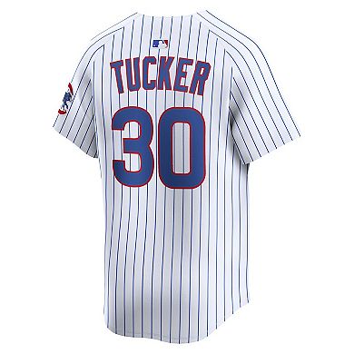 Men's Nike Kyle Tucker White Chicago Cubs Home Limited Player Jersey
