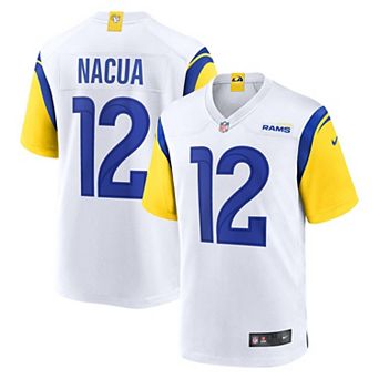 Men's Nike Puka Nacua White Los Angeles Rams Game Player Jersey