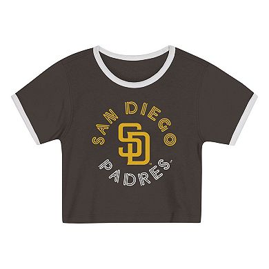 Toddler Brown San Diego Padres Double Run T-Shirt and Shorts Set