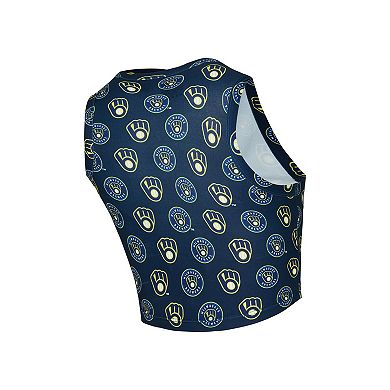 Women's Concepts Sport Navy Milwaukee Brewers Knit Tank Top & Skort Set