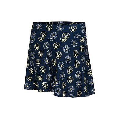 Women's Concepts Sport Navy Milwaukee Brewers Knit Tank Top & Skort Set