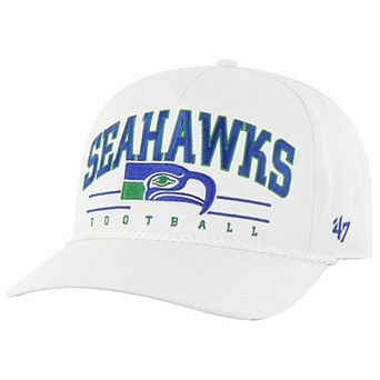 Men's '47 White Seattle Seahawks Roscoe Hitch Rope Adjustable Hat