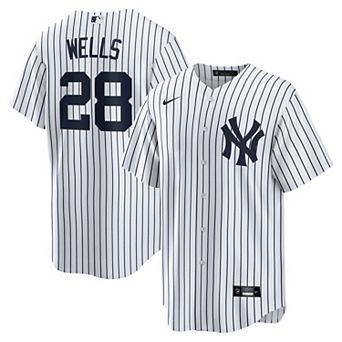 Men's Nike Austin Wells White New York Yankees Home Replica Jersey
