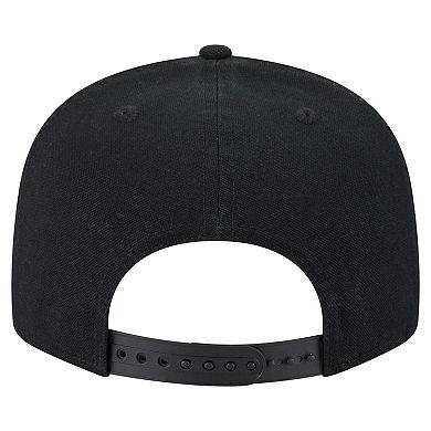Men's New Era Black Inter Miami CF Canvas 9FIFTY Snapback Hat