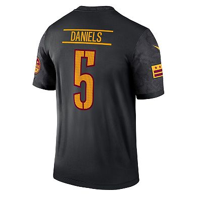 Men's Nike Jayden Daniels Black Washington Commanders Alternate Legend Player Performance Top