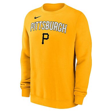 Men's Nike Gold Pittsburgh Pirates Pullover Sweatshirt