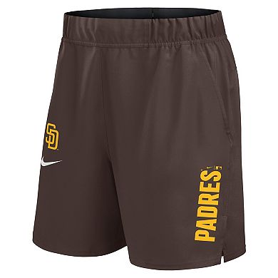 Men's Nike Brown San Diego Padres Woven Victory Performance Shorts