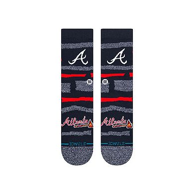 Unisex��Stance Atlanta Braves Squeeze Tri-Blend Knit Crew Socks