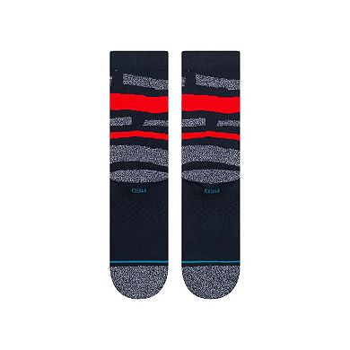 Unisex��Stance Atlanta Braves Squeeze Tri-Blend Knit Crew Socks
