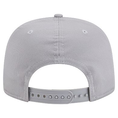 Men's New Era Gray Dallas Mavericks Throwback Property Of Golfer Snapback Hat